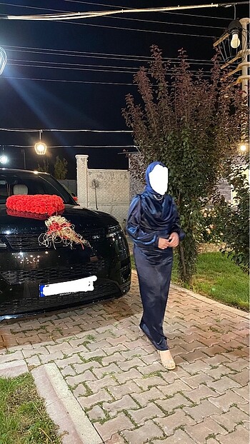 38 Beden lacivert Renk Elbise