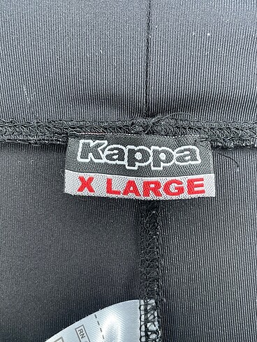 xl Beden siyah Renk Kappa Tayt / Spor taytı %70 İndirimli.
