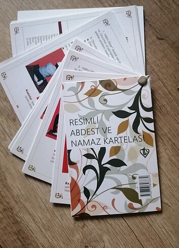 RESİMLİ NAMAZ KARTELASI 50 SAYFA 