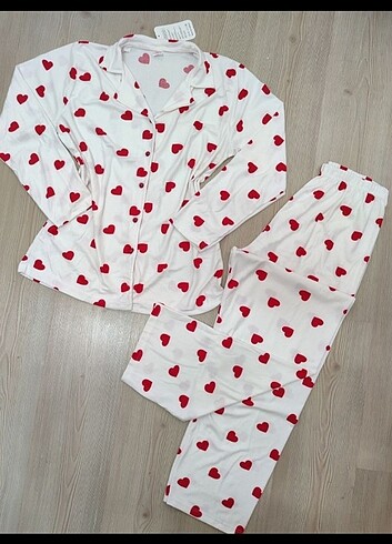 Bayan uzun kollu pijama takimi