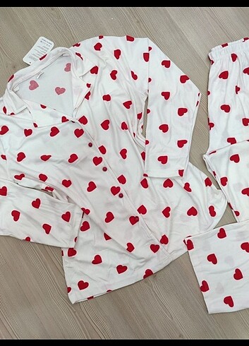 46 Beden Bayan uzun kollu pijama takimi