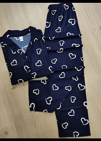 Pamuklu bayan pijama takimj
