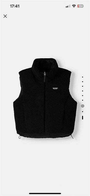 bershka çift taraflı yelek