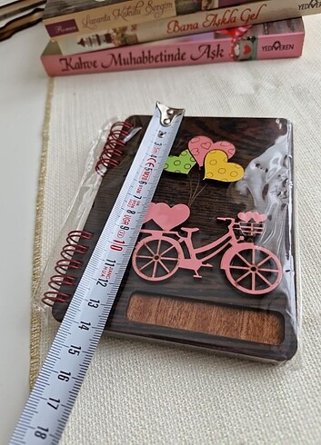  Beden AHSAP KAPAKLI ÖZEL TASARIM DEFTER 