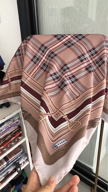 Vakko twill ipek eşarp