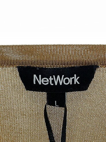 l Beden kahverengi Renk Network Kazak / Triko %70 İndirimli.