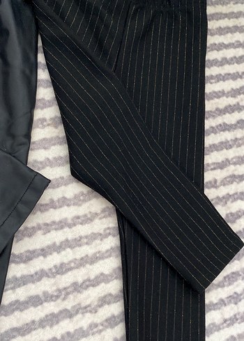 Siyah Deri bebek 2li Pantolon - Görsel 2