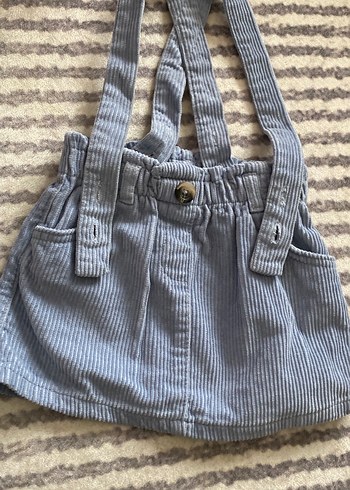 Kız bebek 2li etek Tokalı Siyah Deri Mini Şort - Görsel 8