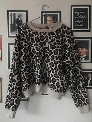 Leopar Desenli Kazak