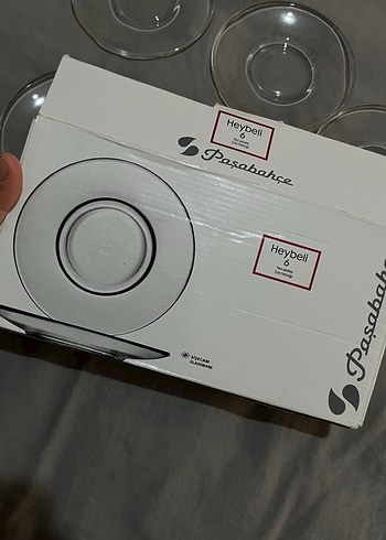 Şeffaf Cam Tabak Seti - Görsel 2