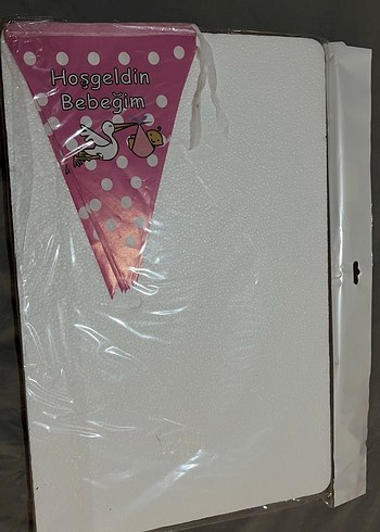 Kalın köpükten sildiği mevlidimize hoşgeldin yazısı - Görsel 2