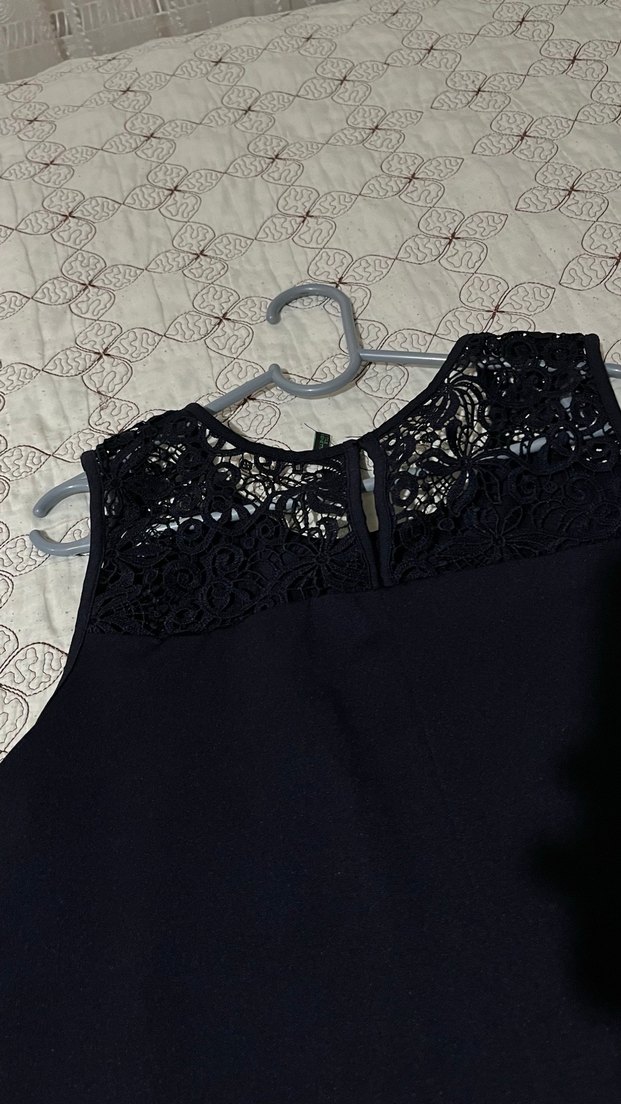 Dantel Detaylı Siyah Uzun Kadın Elbise - Görsel 2