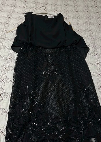 Payet İşlemeli Gri Kadın Fular - Görsel 4