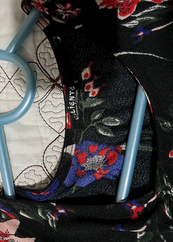 Çiçek Desenli Bohem Uzun Elbise - Görsel 2