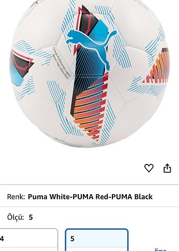 Puma PUMA Beyaz Erkek Futbol Topu