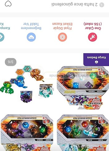 Beden Bakugan set