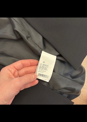 Siyah Düğmeli Modest Kadın Blazer Ceket - Görsel 5