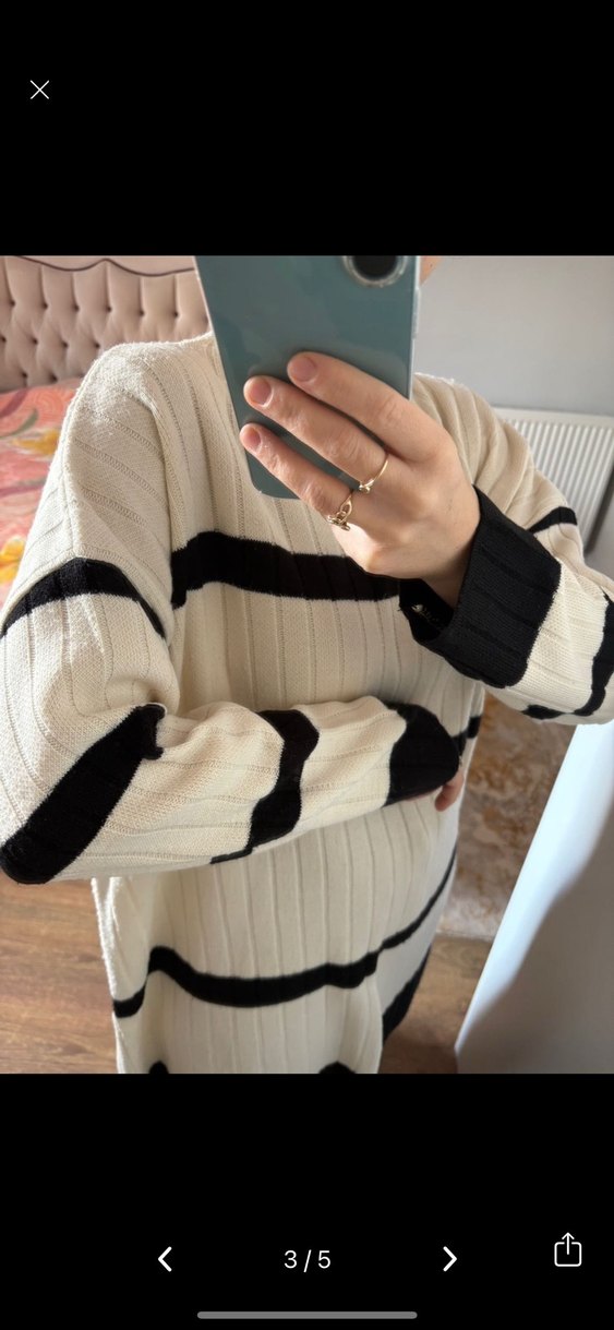 Allday kadın tesettür triko altüst takım - Görsel 3