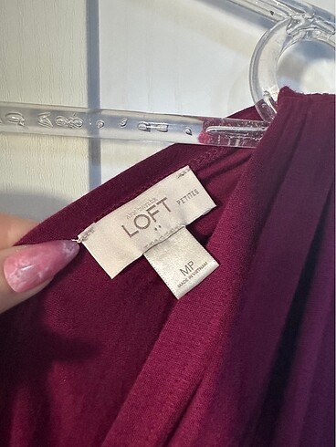 m Beden bordo Renk Elbise
