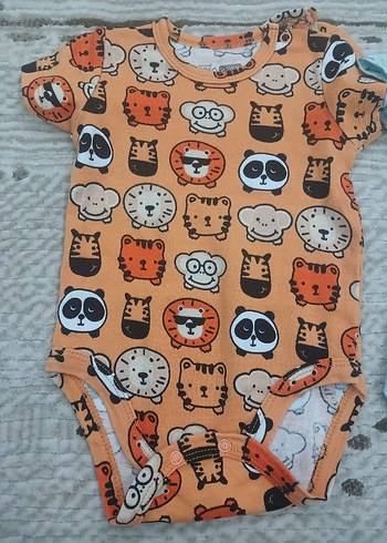 3 ay Kısa Kollu Bebek Body - Görsel 2