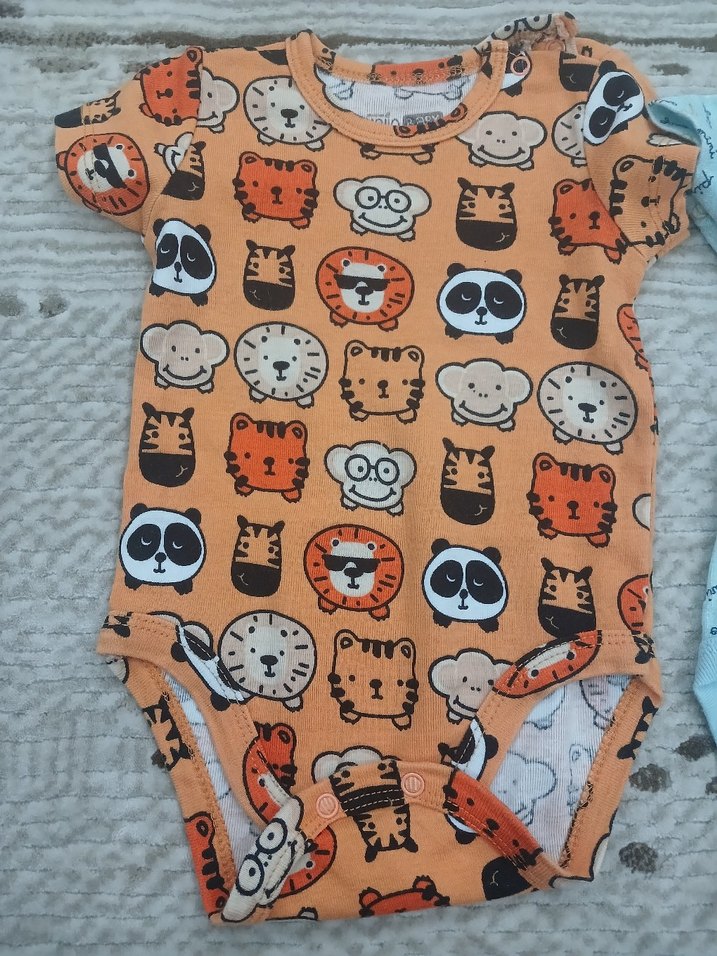 3 ay Kısa Kollu Bebek Body - Görsel 2