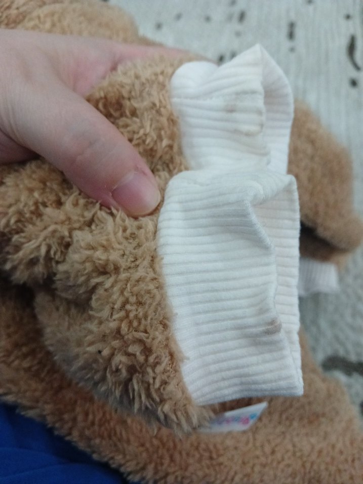 9-12 ay Kahverengi Bebek Tulumu - Görsel 5