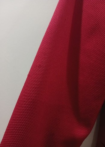 Kırmızı - bordo Midi  Ceket ve elbise - Görsel 6