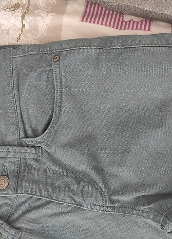 15-16 Yaş Beden Mavi jeans Erkek Pantolon