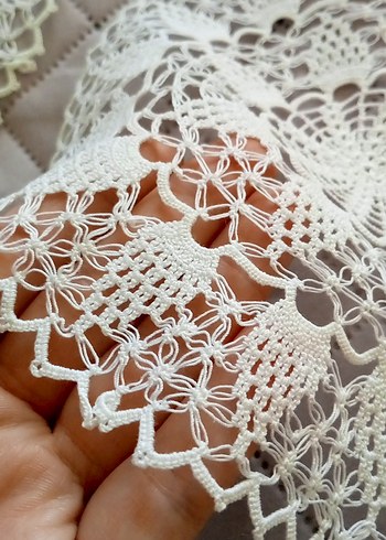 El İşi Dantel Yuvarlak Amerikan Servis - Görsel 6