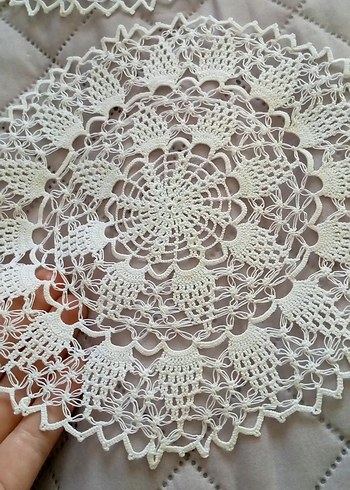 El İşi Dantel Yuvarlak Amerikan Servis - Görsel 7