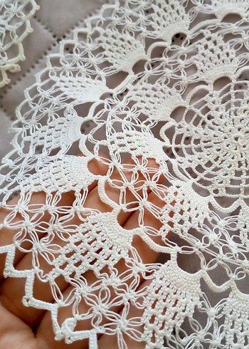 El İşi Dantel Yuvarlak Amerikan Servis - Görsel 5