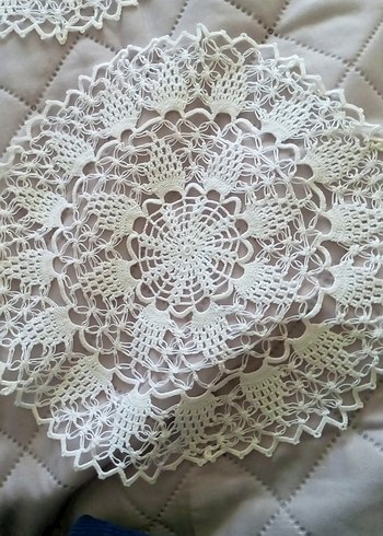 El İşi Dantel Yuvarlak Amerikan Servis - Görsel 3