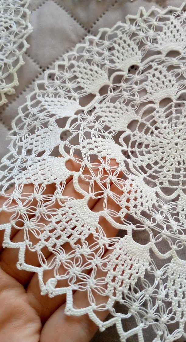 El İşi Dantel Yuvarlak Amerikan Servis - Görsel 5