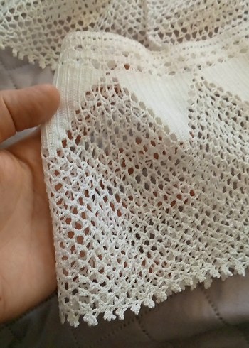 El Yapımı Bohem Dantel Örtü - Görsel 3