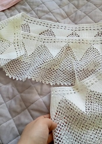 El Yapımı Bohem Dantel Örtü - Görsel 6