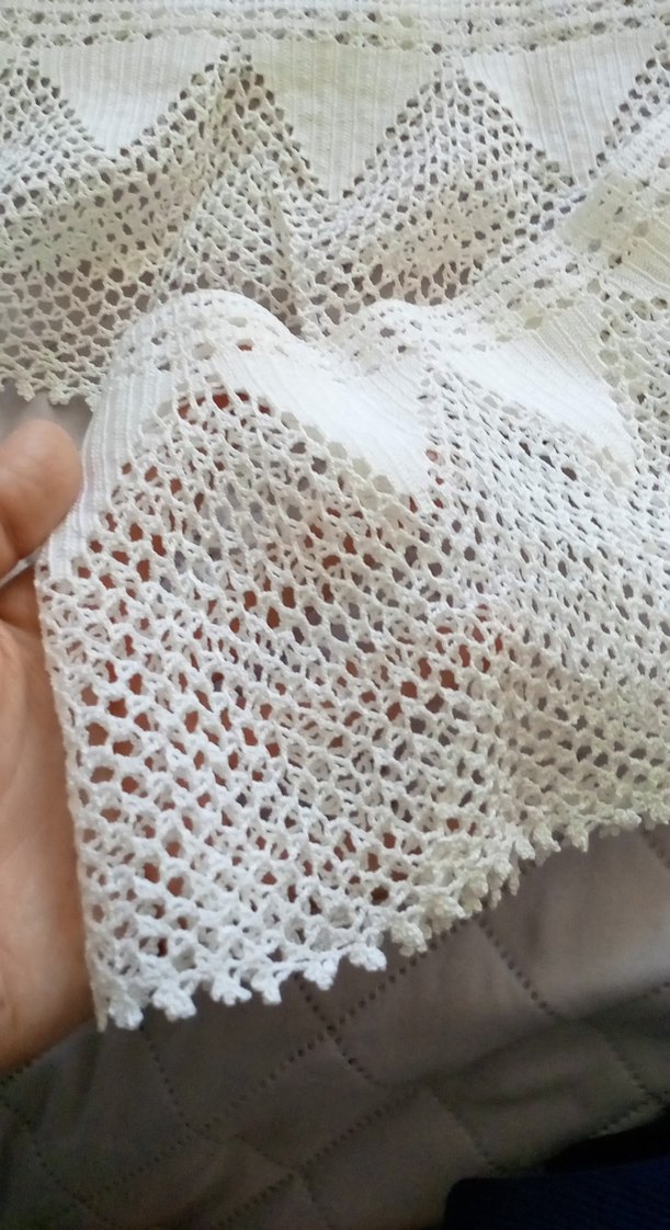 El Yapımı Bohem Dantel Örtü - Görsel 4