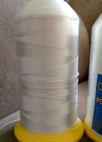 Altınbaşak Beyaz Polyester Dantel İpliği No:60 - Görsel 4