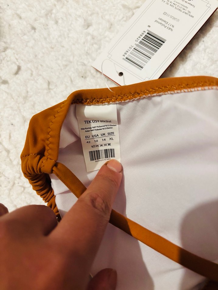 Üçgen bikini üstü - Görsel 2