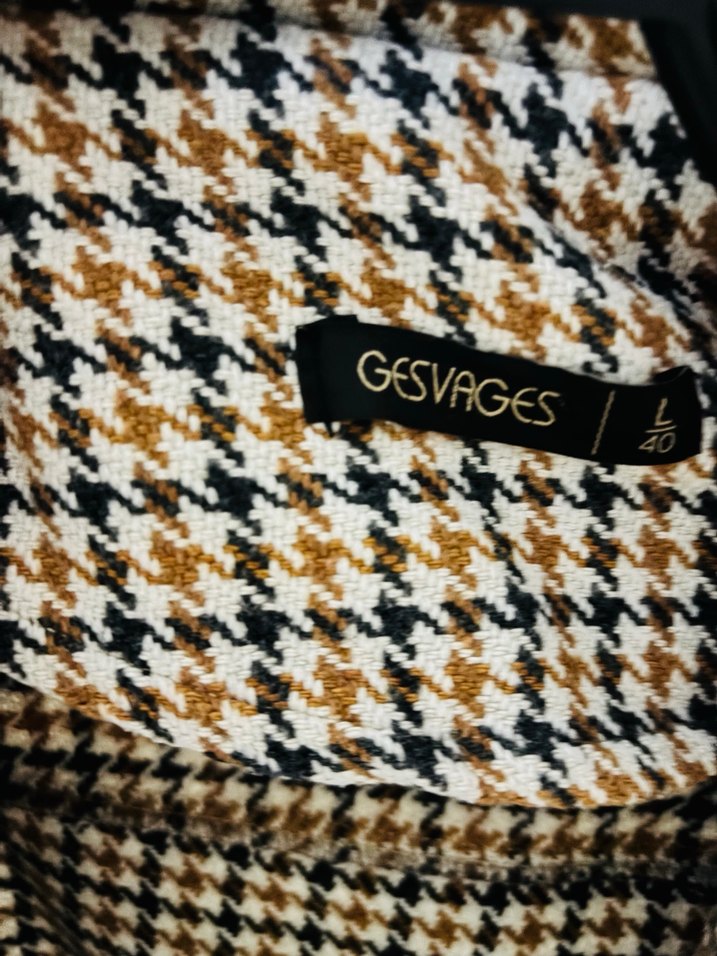 Düğmeli Kahverengi ceket - Görsel 2