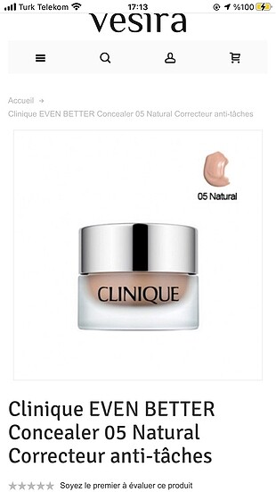 Clinique even better concealer correcteur anti taches
