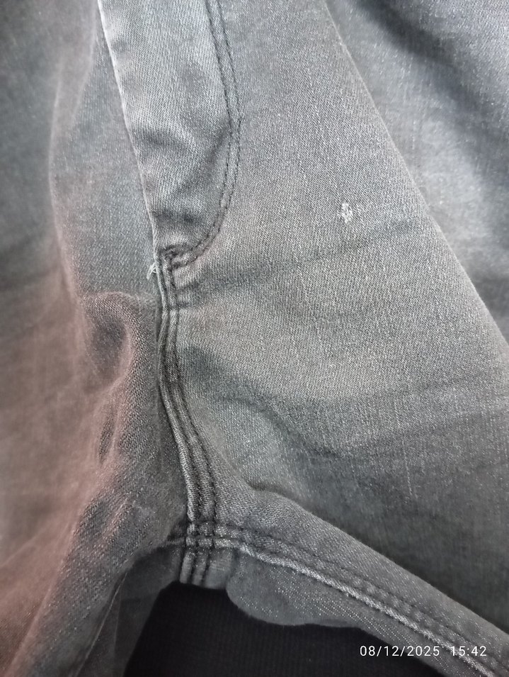 Gri  Kadın Kot Pantolon - Görsel 5