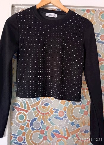 (YENİ SIFIR ÜRÜN)Siyah Payetli takım ve çanta - Görsel 7