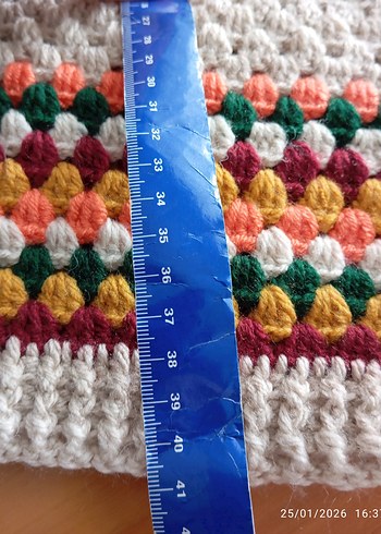 Bohem Tarz Çok Renkli Kız Çocuk Triko Hırka - Görsel 7