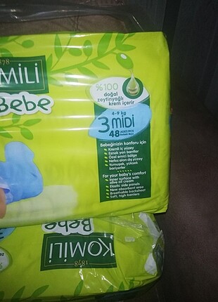 4 paket bebek bezi 1 paketi 48li 3 numara 4 9 kilo