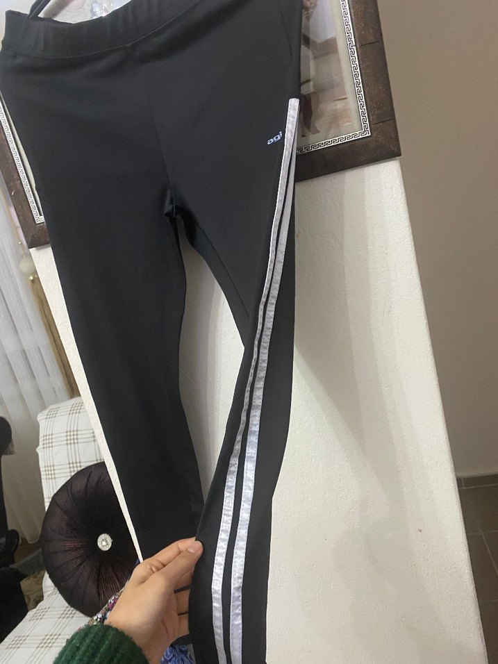 Siyah Kadın Tayt - Günlük Kullanım - Görsel 3