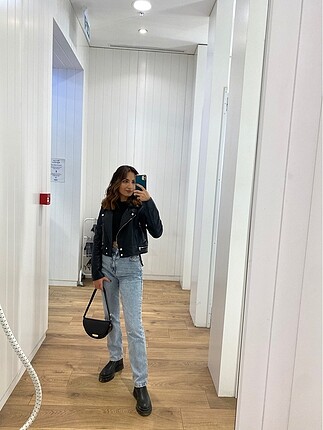 Pull and bear deri ceket