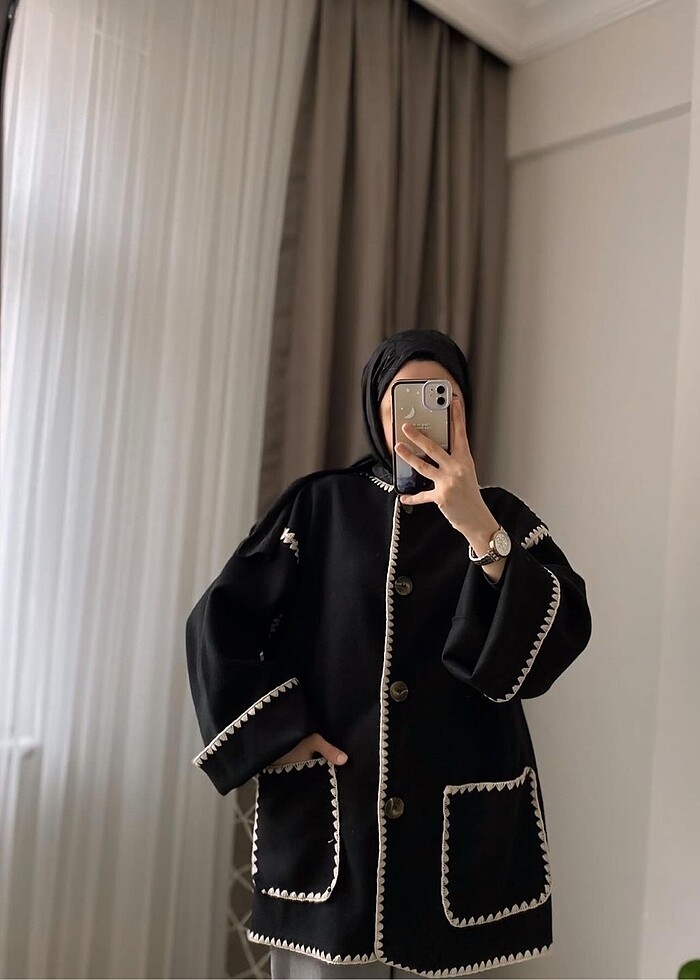 Pinterest Atkılı Hırka - Görsel 2