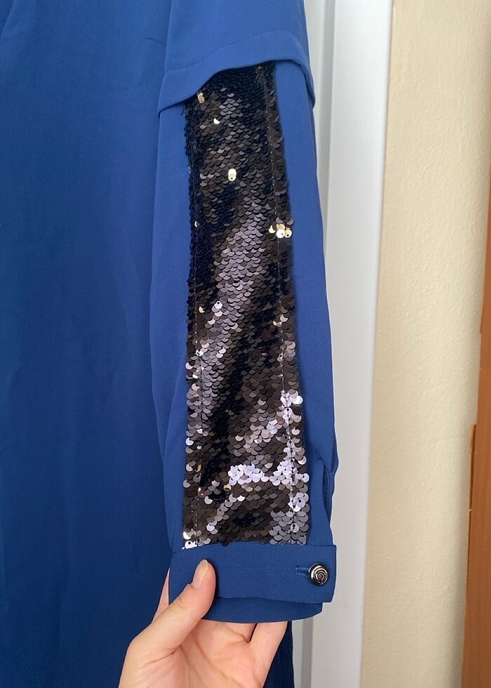 Lacivert Tunik - Görsel 2