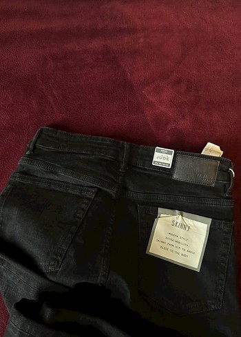 Siyah erkek skinny jean - Görsel 6