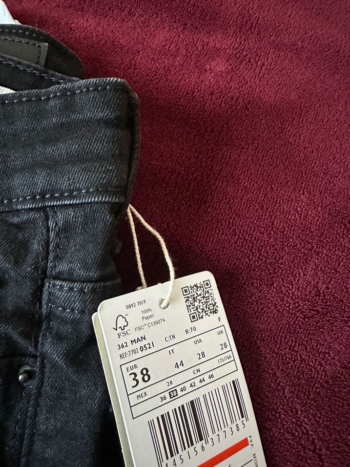 Siyah erkek skinny jean - Görsel 5